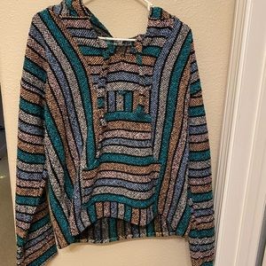 Mexican Blanket Poncho